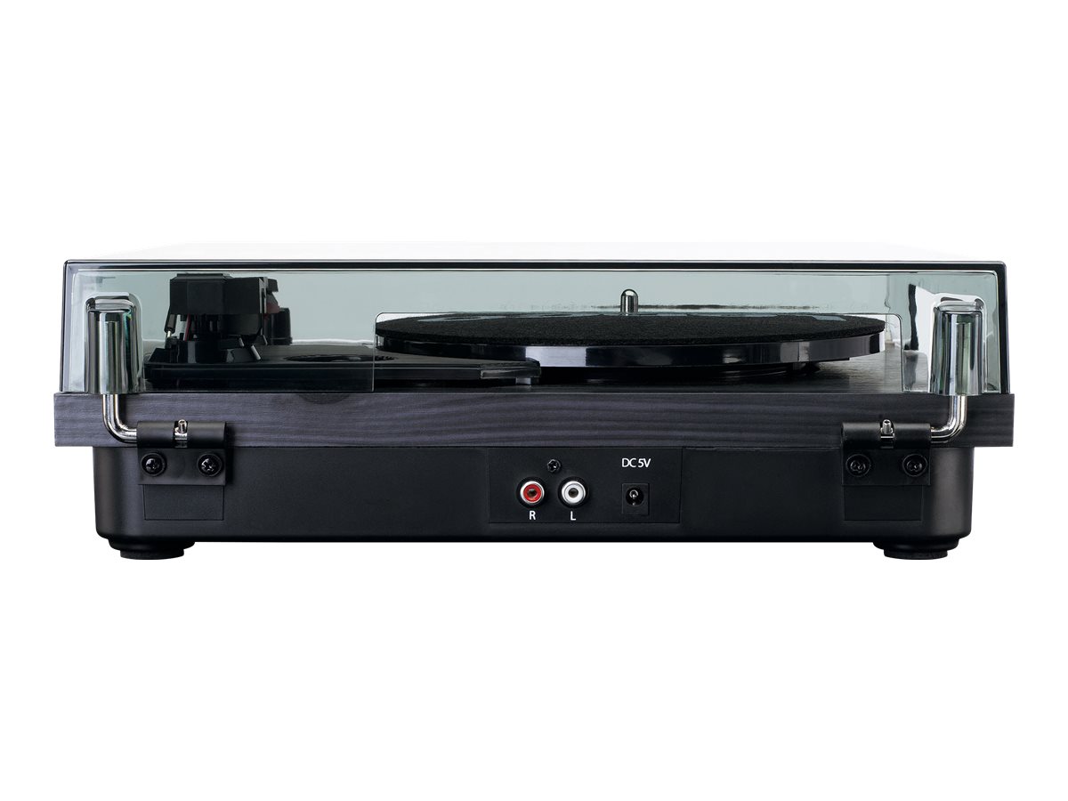Lenco LS-10 Plattenspieler Halbautomatisch mit Riemenantrieb Stereo Schwarz