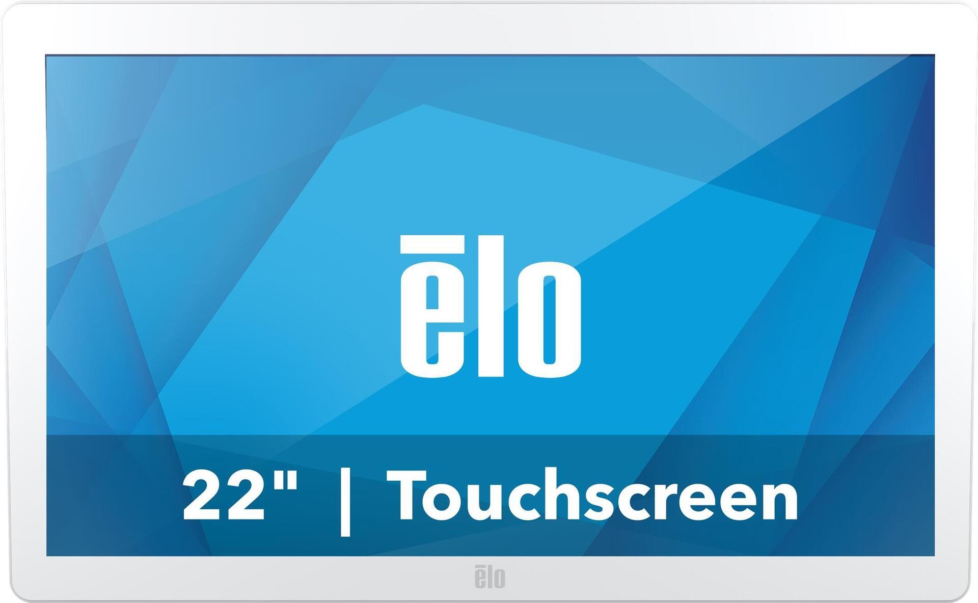Elo Touch Solutions XX03LM-Serie, 54,6cm (21.5"), Projected Capacitive, 10 TP, Full HD, USB, Kit (USB), weiß TFT Monitor, 16:9, Bildschirmdiagonale: 54,6 cm (21.5"), Projected Capacitive, Multi Touch (10 Punkte), Auflösung: 1920x1080 Pixel, VESA Mount (100x100 mm), DICOM 14, Reaktionszeit: 14ms, Helligkeit 225cd, Blickwinkel 178/178°(H/V), Kontrast: 1000:1, USB (Typ A, Typ B, micro-USB), VGA, HDMI, Touchinterface: USB, RS232, inkl.: Kabel (USB, VGA, Audio, HDMI), Netzteil, Netzkabel (EU, US), Schutzart: IP54, Farbe: weiß (E381048)