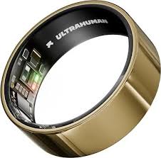 Ultrahuman Ring Air Smart-Ring Bionic Gold Größe 5 - Fitness Schlaf Tracker Herzfrequenz