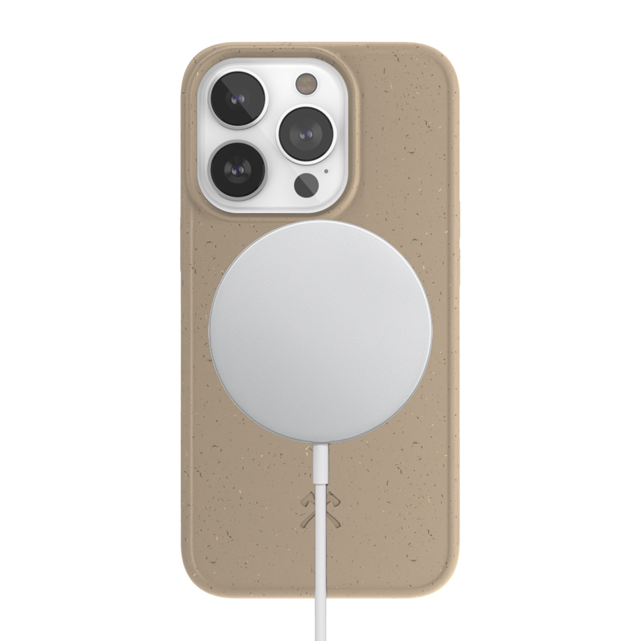 Woodcessories Bio Case MagSafe iPhone 14 Pro Taupe