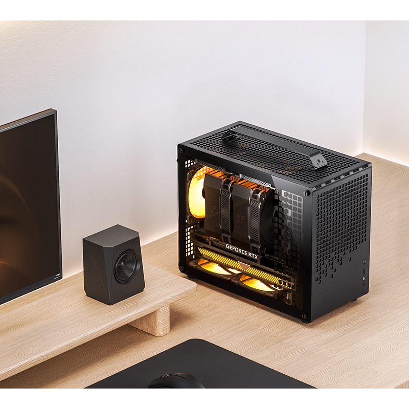 Jonsbo Z20 Micro-ATX Systemgehäuse Black