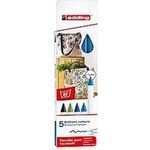 edding 4600 cool Textilmarker farbsortiert 1,0 mm, 5 St. (4-4600-5099)