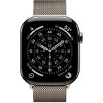 Apple Watch Series 11 GPS + Cellular 46mm Natural Titanium Case with Natural Milanese Loop - S/M (MFCY4ZR/A) (B-Ware)
