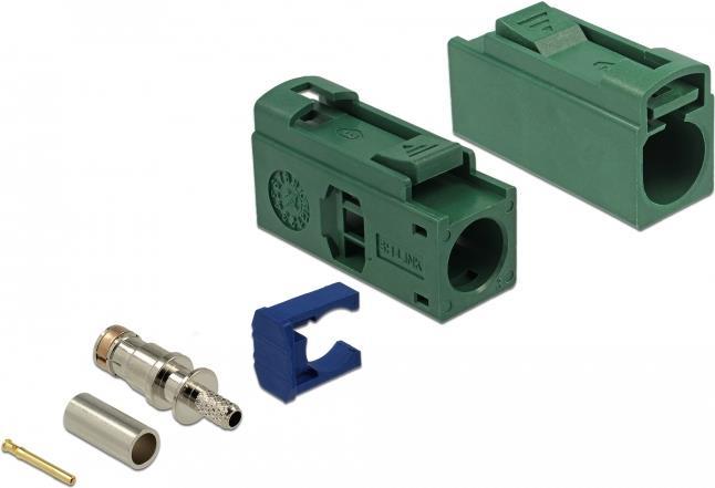 DeLOCK FAKRA E jack 25 mm (long) for crimping (89689)