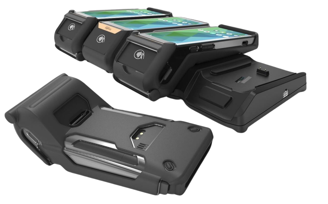 Havis 4-Bay Ladegerät für Ingenico DX8000 Mobile Payment Device Schwarz