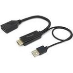 Equip HDMI Adapter Displayport St/Bu 0.15m 4K/60Hz sw (119039)