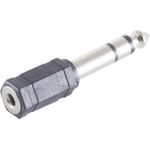 ShiverPeaks S/CONN maximum connectivity Adapter, Klinkenstecker Stereo 6,3mm auf Klinkenkupplung mono 3,5mm (57061)