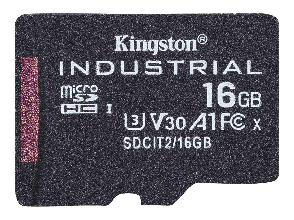 Kingston Industrial SDCIT2 16 GB microSDHC Schwarz
