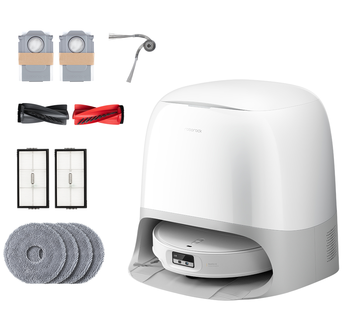 Roborock Qrevo Curv 2 ProX Saug-Wischroboter 25000 Pa Weiß