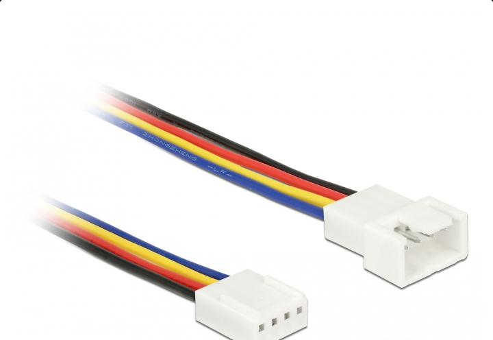 Delock PWM Lüfter Verlängerungskabel 4-Pin 1 m