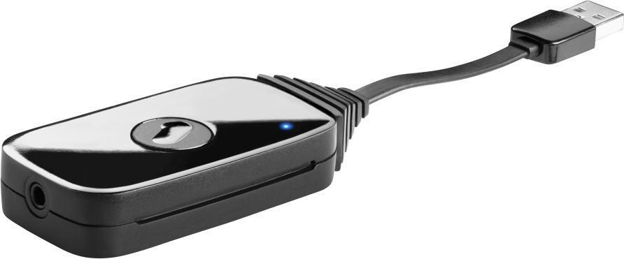 One For All SV 1770. Hostschnittstelle: 3,5 mm, Bluetooth-Version: 3.0+EDR, Bluetooth-Profile: A2DP. Breite: 40 mm, Tiefe: 170 mm, Höhe: 16 mm. Anzahl enthaltener Produkte: 1 Stück(e) (SV1770)