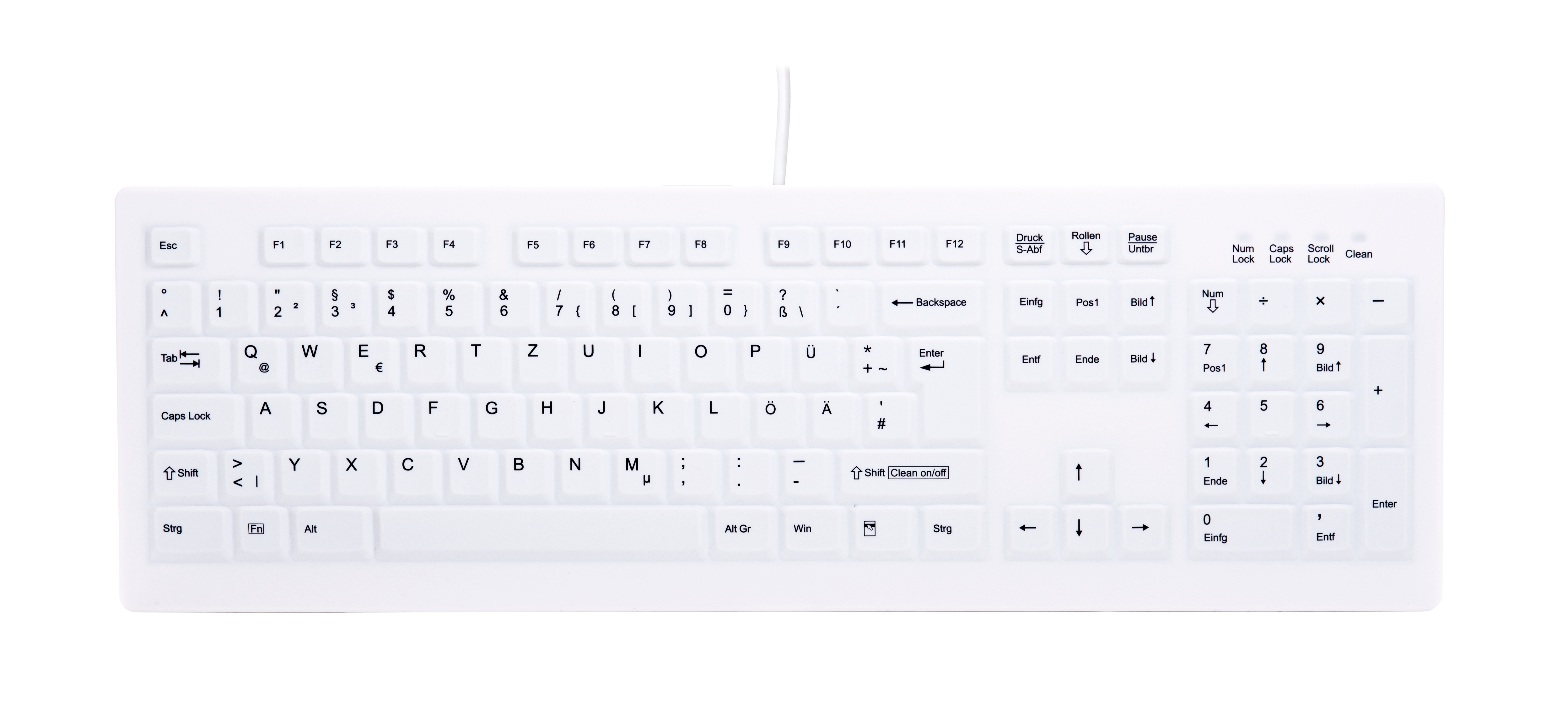 Active Key MedicalKey AK-C8100 Tastatur-Wechselmembran Silikon Weiß