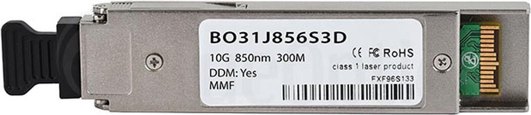 Kompatibler HPE 444689-001 BlueOptics© BO31J856S3D XFP Transceiver, LC-Duplex, 10GBASE-SR, Multimode Fiber, 850nm, 300M, DDM, 0°C/+70°C (444689-001-BO)