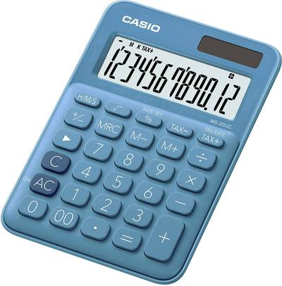 Casio MS-20UC Desktop-Taschenrechner (MS-20UC-BU)