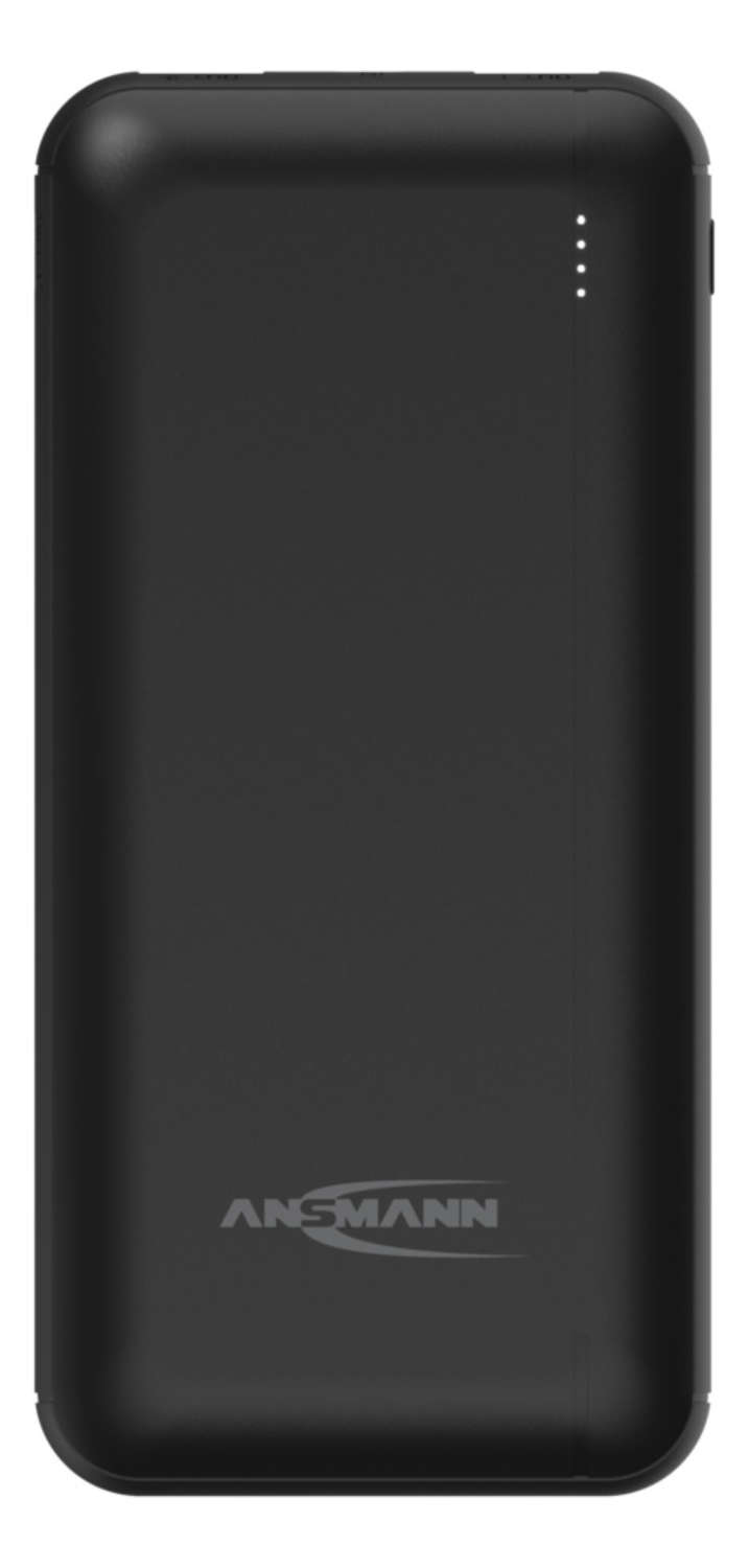 Ansmann PB212 Powerbank 20000 mAh LiPo 5 V 2,1 A Schwarz