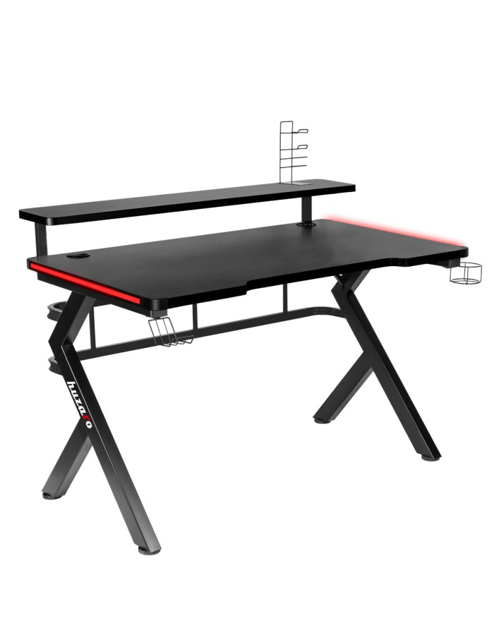 Huzaro Hero 5.0 RGB Gaming-Schreibtisch 1200 mm Schwarz