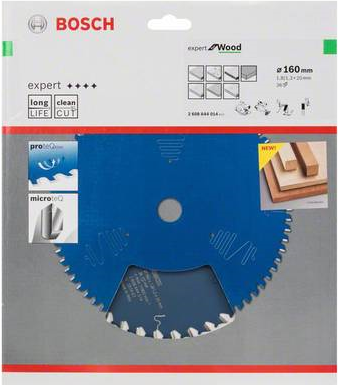 Bosch Kreissägeblatt Expert for Wood, 160 x 20 x 1,8 mm, 36 (2608644014)