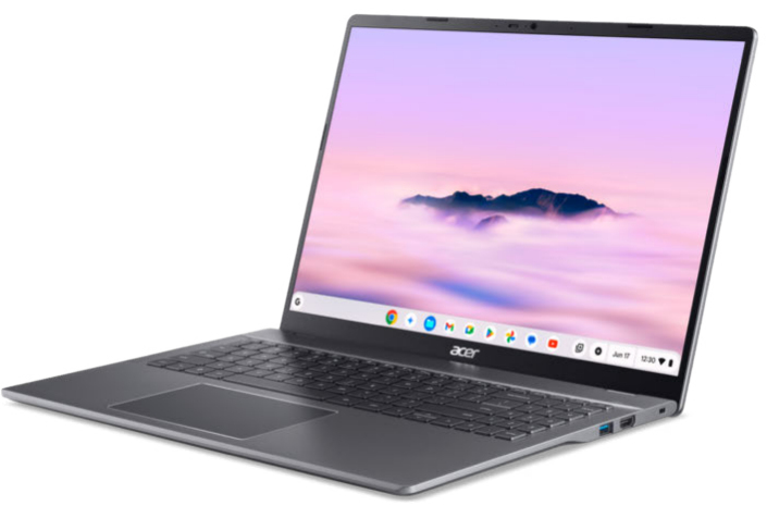 Acer Chromebook Plus 516 16" Intel Core 3 100U 8 GB RAM 256 GB SSD ChromeOS Steel Gray