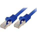 shiverpeaks®-BASIC-S--RJ45 Patchkabel S/FTP,PIMF, RohkabelCat.7 Rohkabel Halogenfrei, blau, 3,0m (BS75513-B)