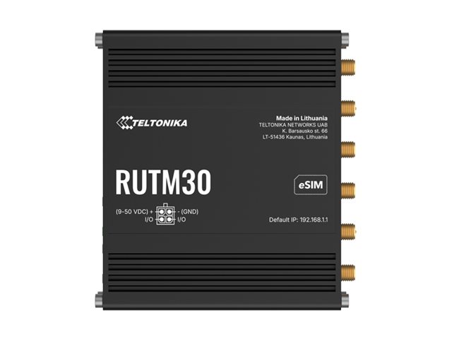 Teltonika RUTM30 5G Wireless Router Wi-Fi 5 Schwarz
