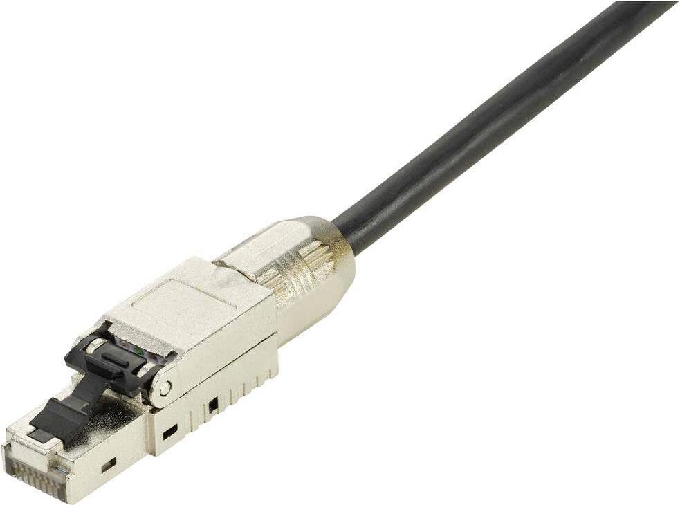 Renkforce RF-5264732 Netzwerkkabel Schwarz 60 m Cat6a S/FTP S-STP 