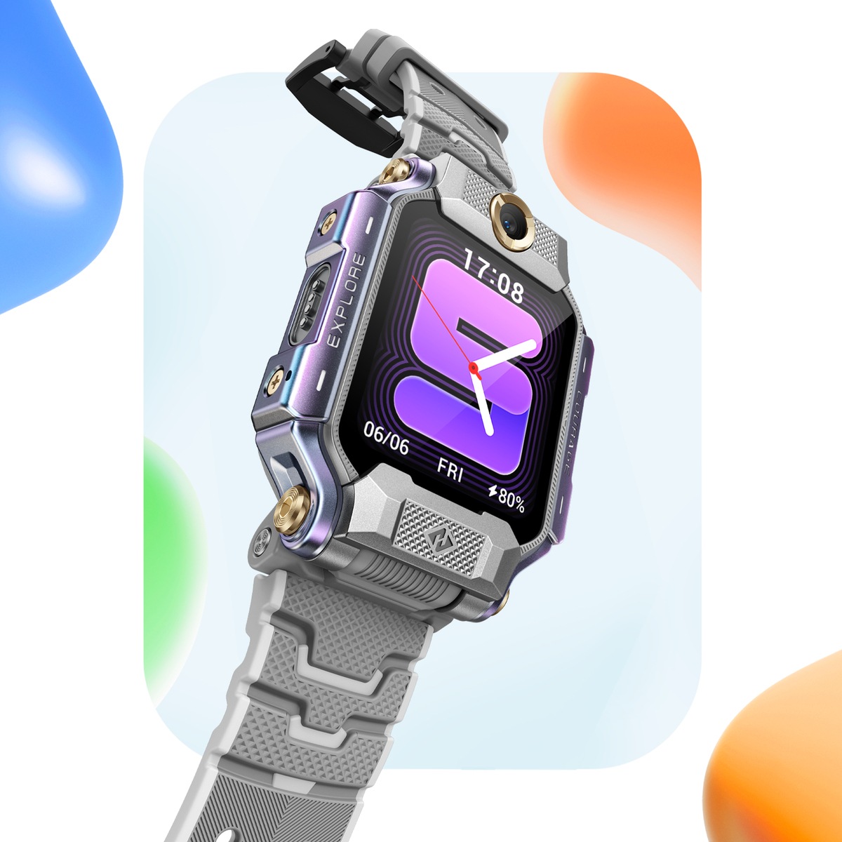 imoo Watch Phone X10 1.6" AMOLED Grau