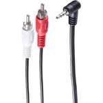 shiverpeaks BS30842 Audio-Kabel 1,5 m 3.5mm 2 x RCA Schwarz (BS30842)