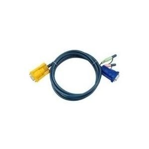 ATEN 2L-5203A - Video- / Audiokabel - HD-15, Mini-Phone 3,5 mm (M) - 15-polig...