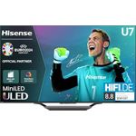 Hisense 55U7NQ 139cm 55" 4K Mini LED ULED Smart TV Fernseher (20013117)