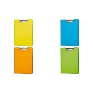 MAUL Klemmbrett-Mappe, DIN A4, mit Folienüberzug, hellblau aus Karton mit Folienüberzug, flache Bügelklemme an der - 1 Stück (2339234)