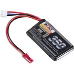 Reely Modellbau-Akkupack (LiPo) 7.4 V 350 mAh Zellen-Zahl: 2 25 C Softcase BEC (RE-7851447)