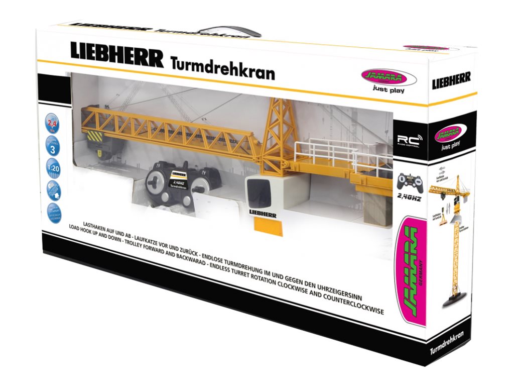 Jamara Turmdrehkran Liebherr 1:20 2,4 GHz Gelb
