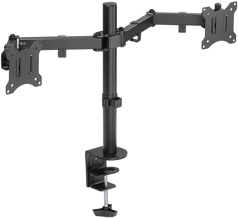 Goobay Doppel-Monitorhalterung Flex 17"-32" Schwarz