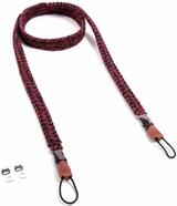 C-ROPE Kameragurt Traveler aus Paracord 140cm Red Dots retail (CRP-TRL-140-BLR)