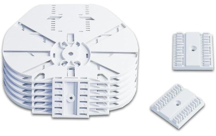 Optotec FOCUS-SAMR-HD4-12H Spleissmodul für LFC Muffen mit 4 Single Reduced Kassetten (CTR), max. 48 Fasern