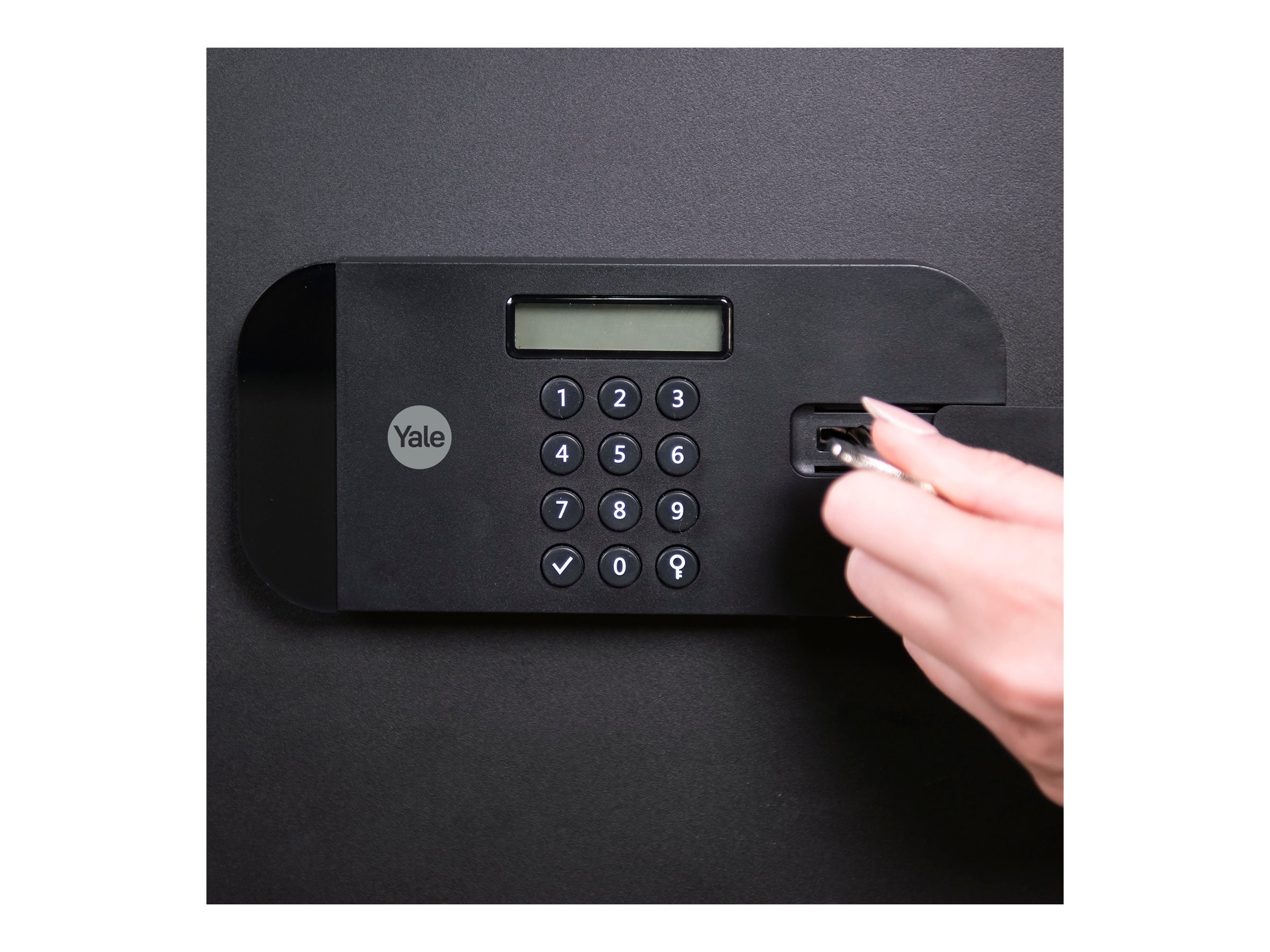 Yale Maximum Security Extra Large Tresor mit Fingerabdruckschloss 49,8 l Schwarz