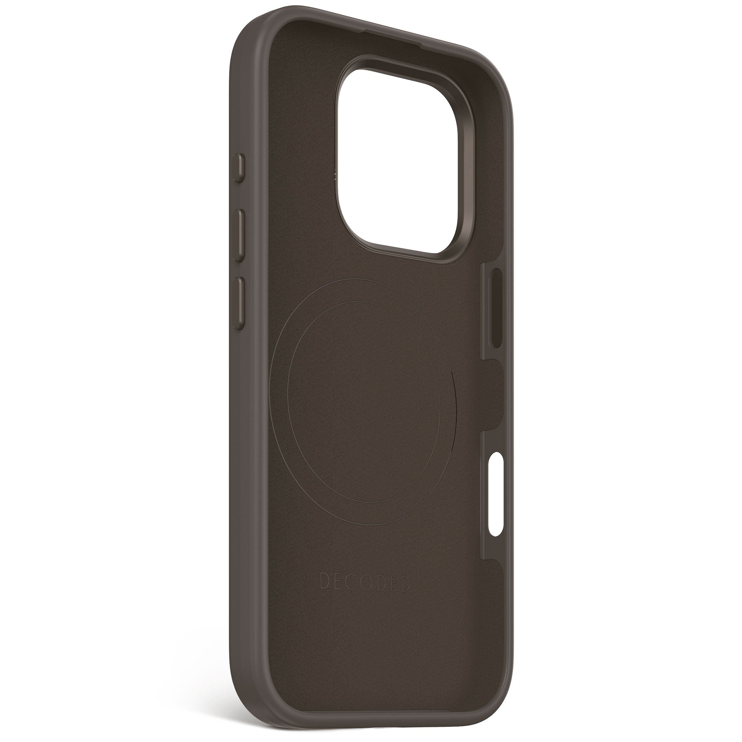 Decoded AntiMicrobial Silicone Backcover für iPhone 16 Pro Schwarz
