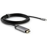 Verbatim 49144 Videokabel-Adapter 1,5 m USB C HDMI Schwarz - Silber (49144)