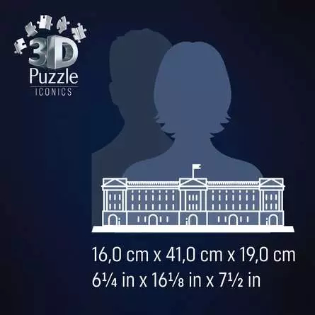 Ravensburger Iconics Buckingham Palace 3D-Puzzle mit LED 216 Teile