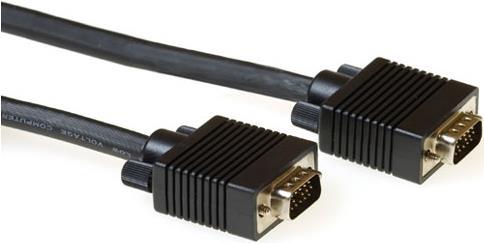 ACT 0.50m 15 Pin HD D-sub - M/M 0.50m VGA (D-Sub) VGA (D-Sub) Schwarz VGA-Kabel (AK4250)