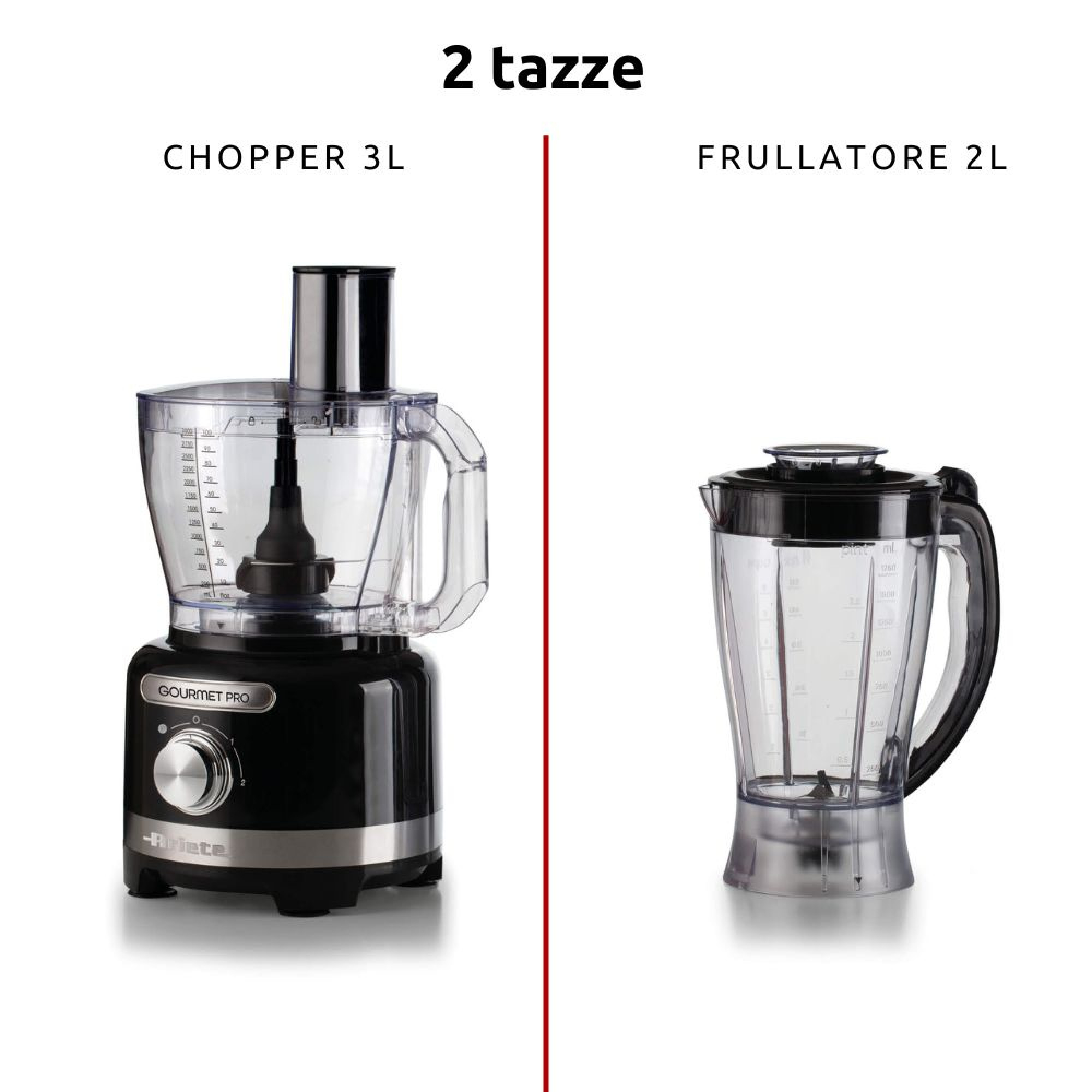 Ariete Standmixer 1782/02 1.000 W 3 l Schwarz
