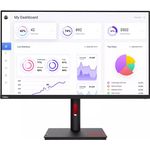 Lenovo ThinkVision T32p-30 80 cm (31.5 Zoll) LED-Monitor 3840 x 2160 Pixel 4K Ultra HD LED Schwarz [Energieklasse F] (63D2GAT1EU) (geöffnet)