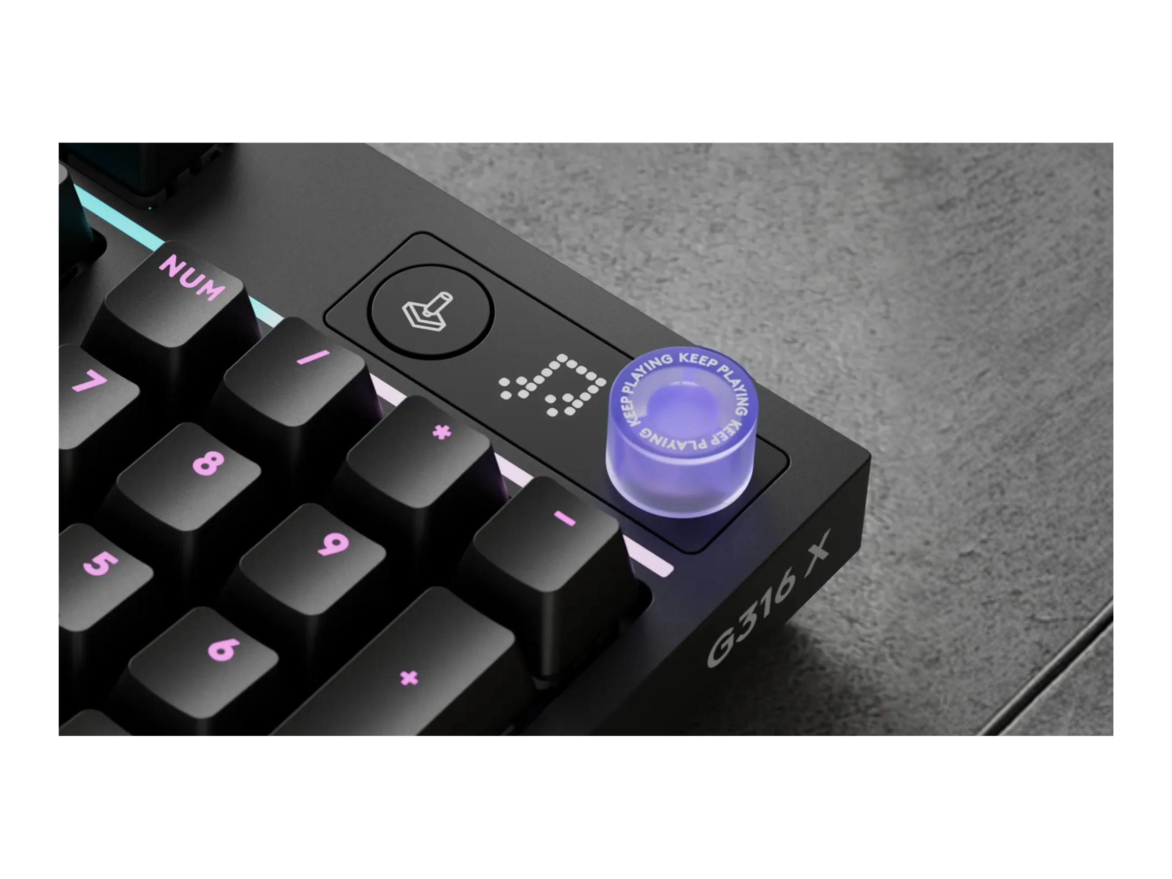 Logitech G G316 X 98 Mechanische Gaming-Tastatur Tactile USB LIGHTSYNC RGB QWERTZ Schwarz