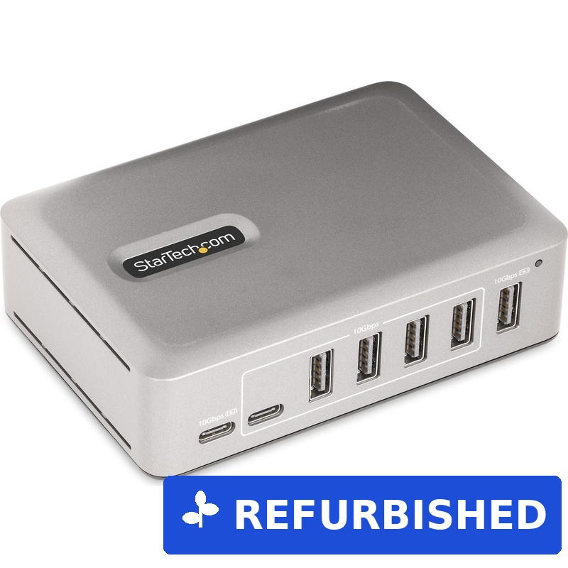 StarTech.com 10G5A2CS-USB-C-HUB Schnittstellen-Hub USB 3.2 Gen 2 (3.1 Gen 2) Type-C 10000 Mbit/s Silber (10G5A2CS-USB-C-HUB) (B-Ware)