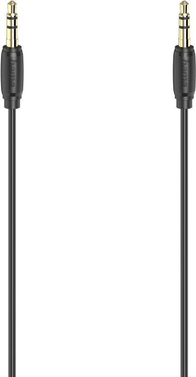 Hama Audio-Kabel, 3,5-mm-Klinken-St. - St., Stereo, vergoldet, ultradünn, 5,0 m (00205264)