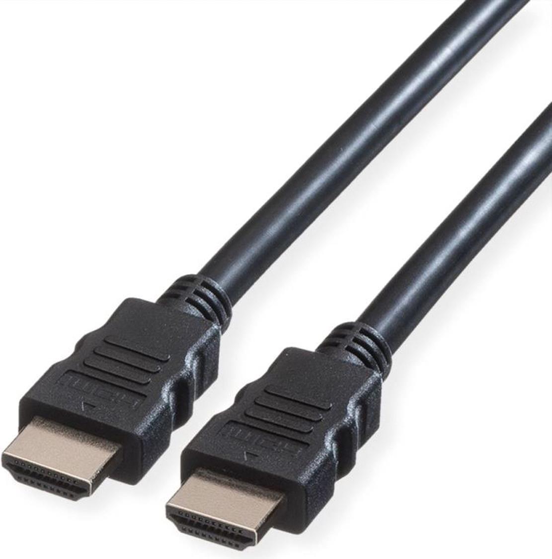 VALUE 8K HDMI Ultra HD Kabel mit Ethernet, ST/ST, schwarz, 10 m (11.99.5905)