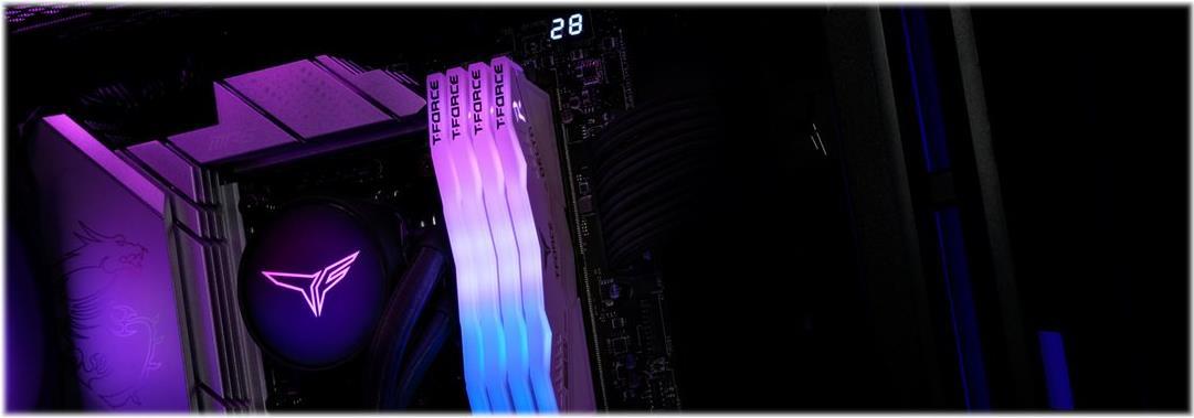 T-FORCE DELTA RGB 32 GB RAM 2 x 16 GB DDR5 6400 MHz Schwarz