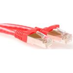 ACT 10.00m Cat6a SSTP PiMF 10m Cat6a S/FTP (S-STP) Rot Netzwerkkabel (IB5010)