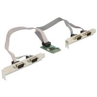 DeLock MiniPCIe I/O PCIe full size 4 x Serial RS-232 (95243)