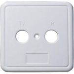 S/CONN maximum connectivity Abdeckung-Rahmendeckel für 2-fach Dose, weiß (83911W)